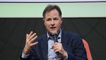 Nick Clegg, President Global Affairs, speaks at the Meta AI Day in London