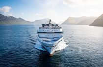 A ferry taking a trip