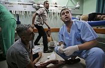 FILE - Emergency room of the Kamal Adwan Hospital, in Beit Lahiya, Sunday, Aug. 3, 2014. 