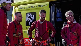 Rescue for the caver trapped in the Abisso Bueno Fonteno cave