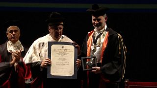 King Felipe VI of Spain was awarded an honorary doctorate in social sciences and statistics, Naples, Italy, 12.12.2024