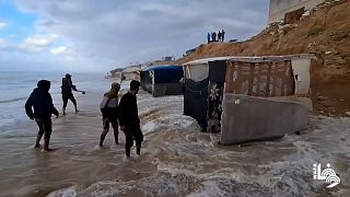Severe weather is compounding the challenges facing displaced people in Gaza