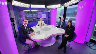 Méabh Mc Mahon with Tom Vandendriessche, Sophia Russack and Eoin Drea 