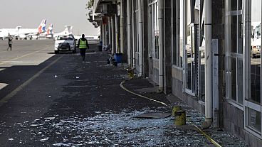 Yemen Airport Aftermath