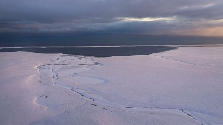 The coastal plain of the Arctic National Wildlife Refuge is seen near Kaktovik, Alaska.