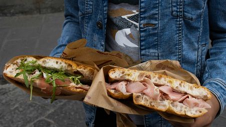 All’Antico Vinaio has lines down the street for its well-stuffed panini, apparently selling as many as 10,000 in a weekend according to one influencer. 